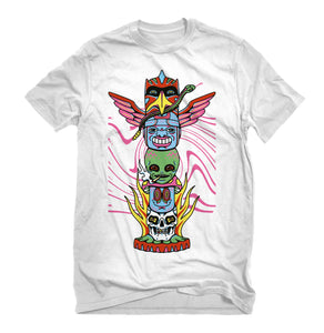 playera ANTIFASHION totem white (oversized)