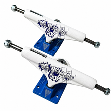 Cargar imagen en el visor de la galería, Truck SHIVER ugly boy blanco azul 149mm (ideal tabla 8.2 a 8.5).

