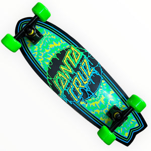 longboard SANTA CRUZ  slime (envio + llave gratis).