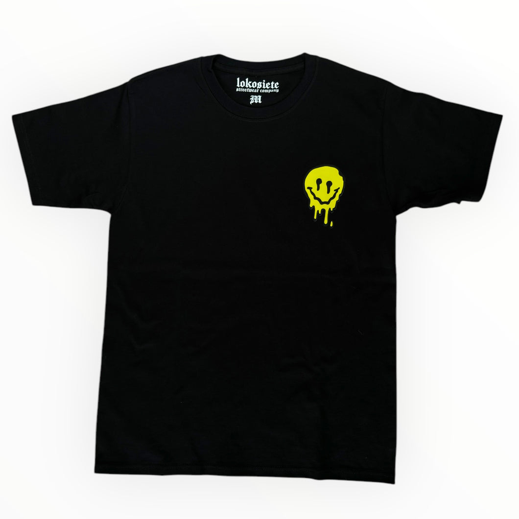 playera LOKO7 happy blk