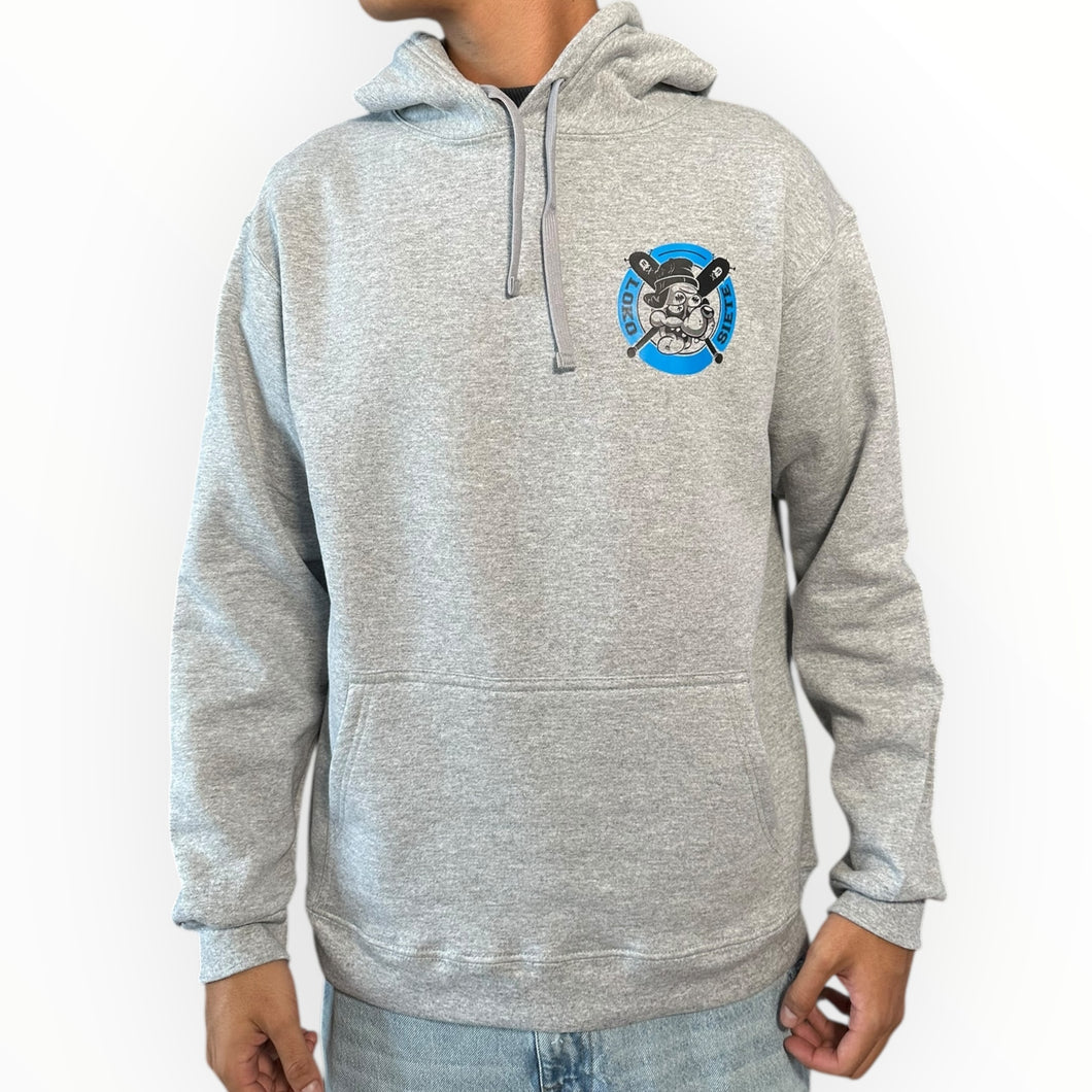 Sudadera LOKO7 mini logo trib jaspe