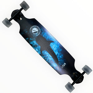 Longboard SAN CLEMENTE shark (envio + llave gratis).