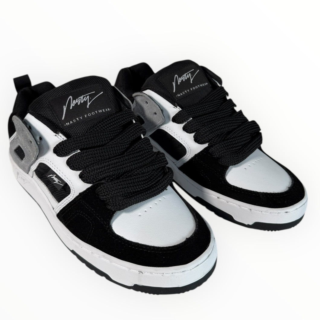 Nasty Gang blanco, negro, gris.