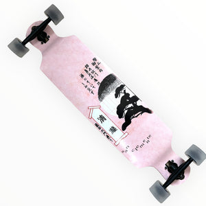 Longboard SAN CLEMENTE pink (envio + llave gratis).