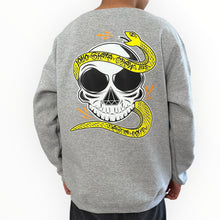 Cargar imagen en el visor de la galería, Sudadera LOKO7 snake crew neck gris
