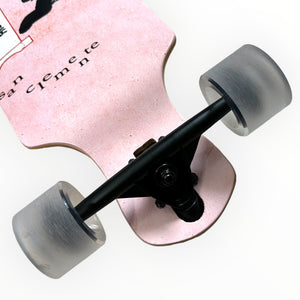 Longboard SAN CLEMENTE pink (envio + llave gratis).