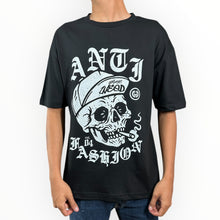 Cargar imagen en el visor de la galería, playera ANTIFASHION clan blk (oversized)
