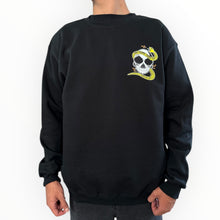 Cargar imagen en el visor de la galería, Sudadera LOKO7 snake crew neck black.
