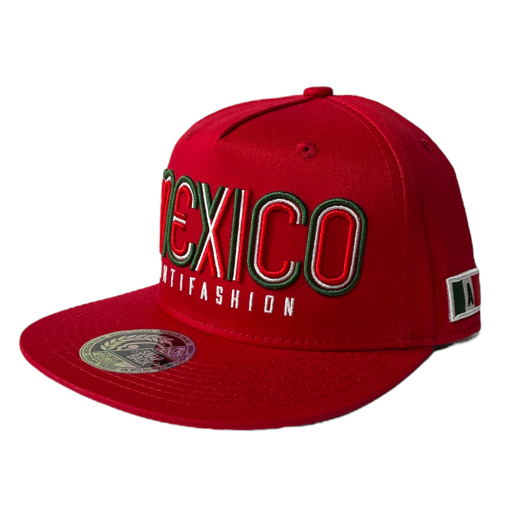 Gorra anti mexico rojo